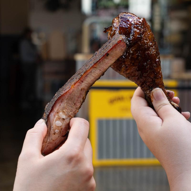 Toast and barbecue at SoulBelly