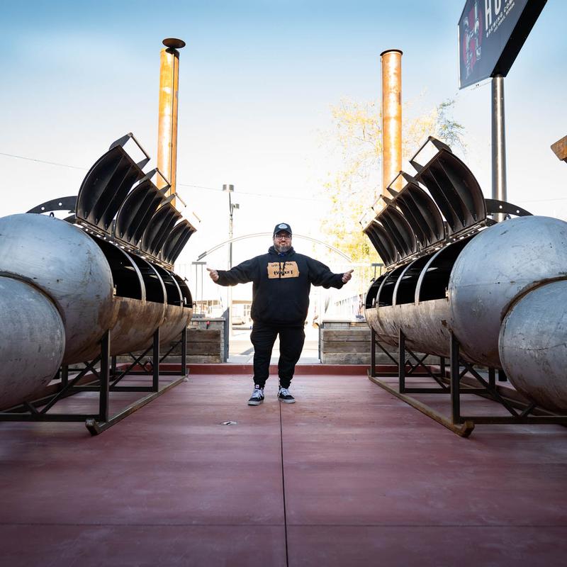 SoulBelly pitmaster at the smokers